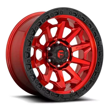   Alumínium felni 20x9 ET20 5x139.7 D695 Covert Candy RED Black Bead Ring Fuel