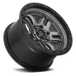 Alumínium felni 18x9 ET20 5x127 D701 Ammo Matte Gun Metal/Black Bead Ring Fuel