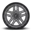 Alumínium felni 18x9 ET-12 6x139,7 D701 Ammo Matte GUN Metal Black Bead Ring Fuel