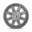 Alumínium felni 20x9 ET1 5x127 D710 Rogue Platinum Brushed GUN Metal Tinted Clear Fuel