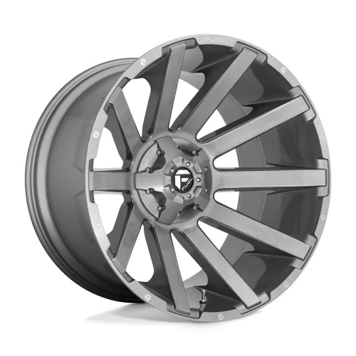 Alumínium felni 20x10 ET-18 8x165.1 D714 Contra Platinum Brushed GUN Metal Tinted Clear Fuel
