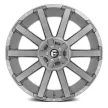 Alumínium felni 22x10 ET-19 6x139,7/6x135 D714 Contra Brushed Gun Metal/Tinted Clear Fuel