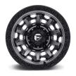 Alumínium felni 15x8 ET-19 6x139,7 D716 Covert Matte GUN Metal Black Bead Ring Fuel