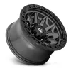   Alumínium felni 20x10 ET-18 5x127 D716 Covert Matte GUN Metal Black Bead Ring Fuel