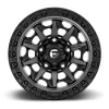   Alumínium felni 20x10 ET-18 5x127 D716 Covert Matte GUN Metal Black Bead Ring Fuel