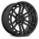 Alumínium felni 20x9 ET1 6x139,7 D718 Heater Matte Black Fuel
