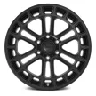 Alumínium felni 20x9 ET1 6x139,7 D718 Heater Matte Black Fuel