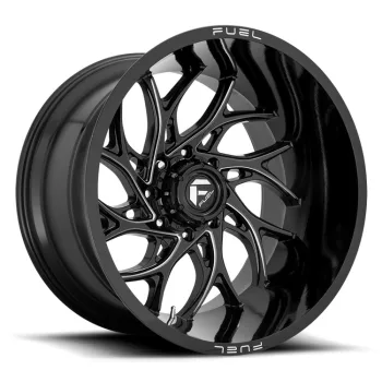   Alumínium felni 22x12 ET-44 6x135 D741 Runner Gloss Black Milled Fuel