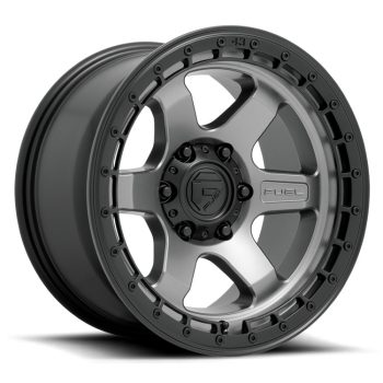   Alumínium felni 17x9 ET1 6x114.3 D752 Block Matte Gunmetal/Black Ring Fuel