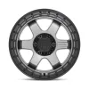   Alumínium felni 18x9 ET-12 5x127 D752 Block Matte Gunmetal W/ Black Ring Fuel