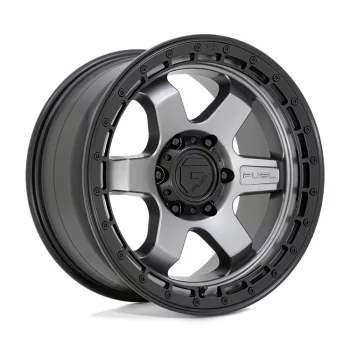   Alumínium felni 18x9 ET-12 6x139,7 D752 Block Matte Gunmetal W/ Black Ring Fuel