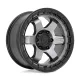 Alumínium felni 18x9 ET-12 6x139,7 D752 Block Matte Gunmetal W/ Black Ring Fuel