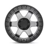   Alumínium felni 18x9 ET-12 6x139,7 D752 Block Matte Gunmetal W/ Black Ring Fuel
