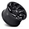   Alumínium felni 17x9 ET-12 5x114.3/5x127 D753 Reaction Gloss Black Milled Fuel