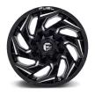 Alumínium felni 17x9 ET-12 5x114.3/5x127 D753 Reaction Gloss Black Milled Fuel