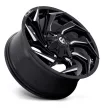 Alumínium felni 20x9 ET1 5x114.3/5x127 D753 Reaction Gloss Black Milled Fuel
