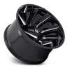   Fuel alu disky 22x10 ET-18 6x135/6x139,7 D753 Reaction Gloss Black Milled