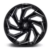   Fuel alu disky 22x10 ET-18 6x135/6x139,7 D753 Reaction Gloss Black Milled