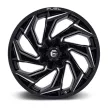 Fuel alu disky 22x10 ET-18 6x135/6x139,7 D753 Reaction Gloss Black Milled