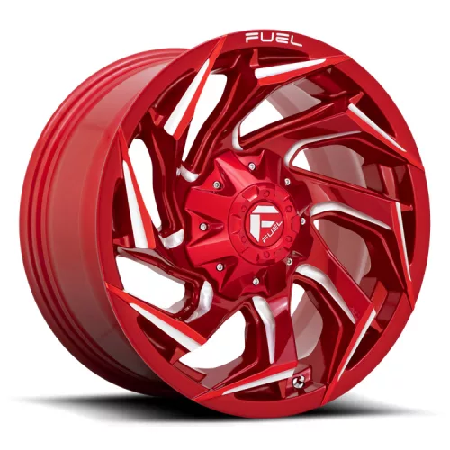 Alumínium felni 18x9 ET1 8x170 D754 Reaction Candy RED Milled Fuel