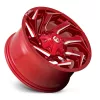   Alumínium felni 18x9 ET1 8x170 D754 Reaction Candy RED Milled Fuel