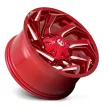 Alumínium felni 18x9 ET1 8x170 D754 Reaction Candy RED Milled Fuel