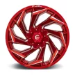 Alumínium felni 22x10 ET-18 6x135/6x139,7 D754 Reaction Candy RED Milled Fuel