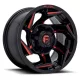 Alumínium felni 20x9 ET20 5x114.3/5x127 D755 Reaction Gloss Black/Red Tint Fuel