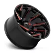 Alumínium felni 20x9 ET20 5x114.3/5x127 D755 Reaction Gloss Black/Red Tint Fuel