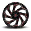   Alumínium felni 20x9 ET20 5x114.3/5x127 D755 Reaction Gloss Black/Red Tint Fuel