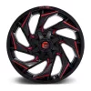   Alumínium felni 20x9 ET20 6x135/6x139,7 D755 Reaction Gloss Black Milled W/ RED Tint Fuel
