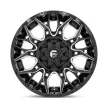 Alumínium felni 20x10 ET-18 8x165.1 D769 Twitch Glossy Black Milled Fuel