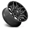   Alumínium felni 20x9 ET1 6x135/6x139,7 D769 Twitch Glossy Black Milled Fuel