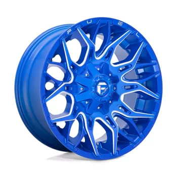   Alumínium felni 20x10 ET-18 6x135/6x139,7 D770 Twitch Anodized Blue Milled Fuel