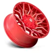 Alumínium felni 20x9 ET1 6x135/6x139,7 D771 Twitch Candy RED Milled Fuel