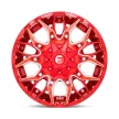 Alumínium felni 20x9 ET1 6x135/6x139,7 D771 Twitch Candy RED Milled Fuel