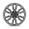 Alumínium felni 20x9 ET20 6x139,7 D806 Flame Platinum Fuel