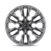   Alumínium felni 22x10 ET-18 6x139,7 D806 Flame Platinum Fuel