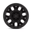Alumínium felni 17x9 ET1 5x127 D824 Traction Matte Black W/ Double Dark Tint Fuel
