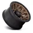 Alumínium felni 17x9 ET-12 5x127 D826 Traction Matte Bronze W/ Black Ring Fuel