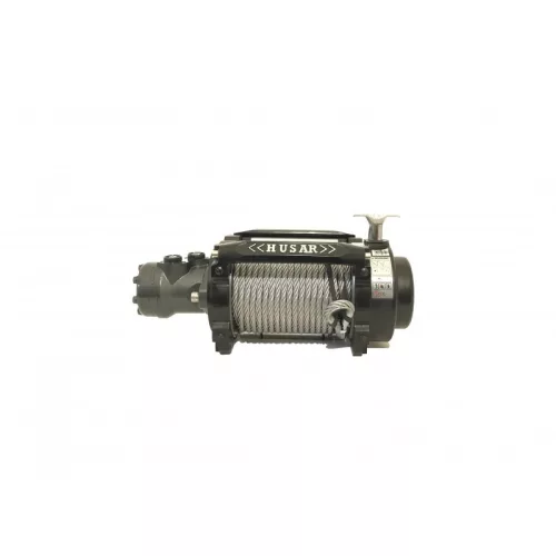 HusarWinch hydraulický naviják 12000 lbs (5443 kg) s ocelovým lanem