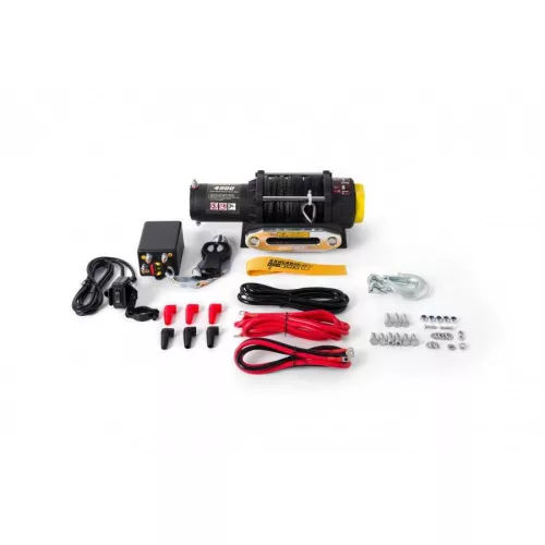 Kangaroowinch elektromos csörlő K4500SR 12V with szintetikus kötéllel és távirányítóval