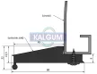 Kalgum univerzální, rozšiřovací gumové lemy blatníků 4,5 cm K45