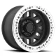 Alloy Wheel 17x9 ET-38 6x139.7 KM229 Machete Crawl Beadlock Satin Black W/ Machined Ring KMC