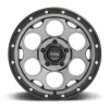   Alumínium felni 17x8.5 ET18 5x127 KM541 Dirty Harry Satin Gray W/ Black LIP KMC