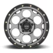 Alumínium felni 17x8.5 ET18 5x127 KM541 Dirty Harry Satin Gray W/ Black LIP KMC