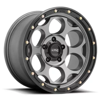   Alumínium felni 18x8.5 ET18 5x127 KM541 Dirty Harry Satin Gray W/ Black LIP KMC