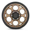 Alumínium felni 18x8.5 ET18 6x139,7 KM541 Dirty Harry Matte Bronze W/ Black LIP KMC