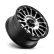 Alloy Wheel 17x8 ET35 5x114.3 KM542 Impact Satin Black Machined KMC
