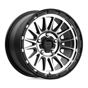   Alumínium felni 17x9 ET18 5x127 KM542 Impact Satin Black Machined KMC